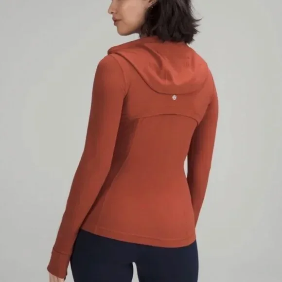 lululemon athletica Hooded Define Jacket Nulu Size 8 in Cayenne - Picture 2 of 9